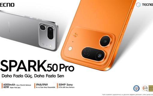 The Champion of Tough Conditions in Its Segment, TECNO SPARK 50 Pro, Is Now in Turkey!