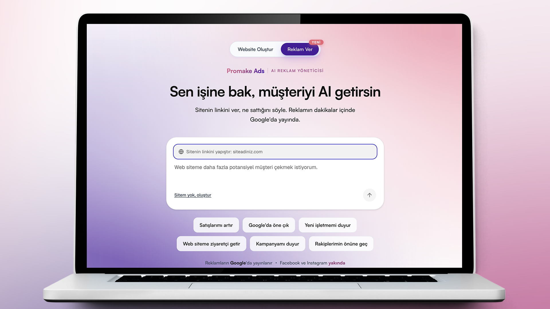 Promake, KOBİ’ler için yapay zekâ destekli reklam ürününü duyurdu
